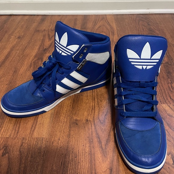 COPY - Three pairs of size 13 Adidas in mint condition old-school retro high top - Picture 16 of 16